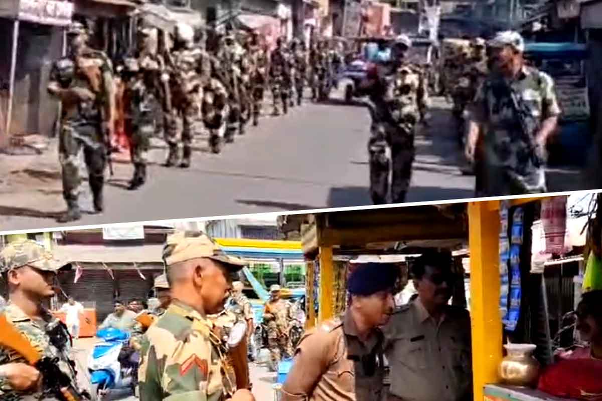 ভোটের দিন ঘোষণার আগেই রাজ্যে কেন্দ্রীয় বাহিনী