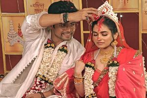 সাতপাকে বাঁধা পড়লেন রণজয়-শ্যামৌপ্তি, ভালোবাসার দিনেই অগ্নিসাক্ষী রেখে এক হল চার হাত