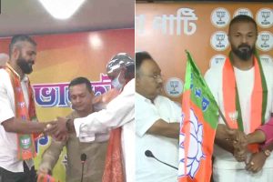 ২১-এ পতাকা ধরান মিঠুন, ছাব্বিশে সেই ফুটবলারকেই ফের ঘটা করে যোগদান করাল বিজেপি!