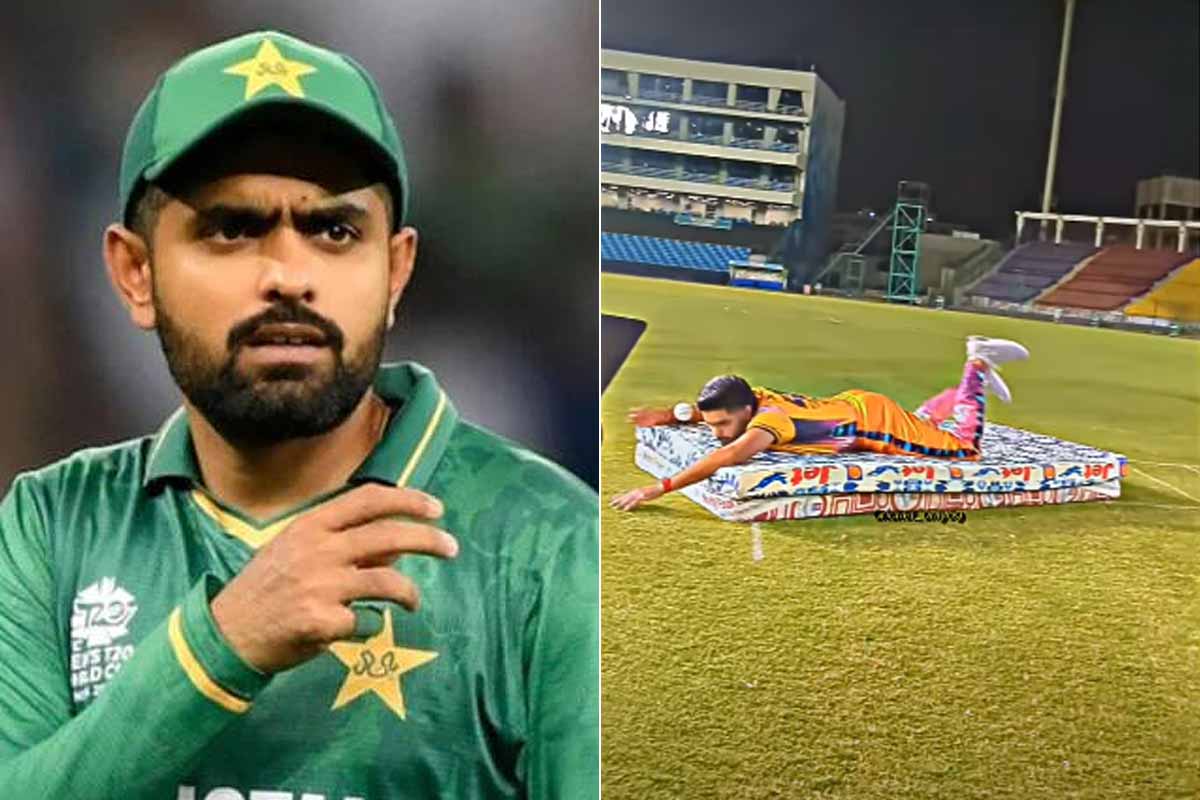 বিজ্ঞাপনের শুটিংয়ে গদি পেতেও সহজ ক্যাচ মিস! বাবরকে নিয়ে হাসির রোল নেটদুনিয়ায়