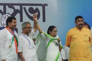 ‘অমর্ত্য সেন, রবীন্দ্রনাথকে এত অপমান!’ বীরভূমের প্রচারে বাঙালি আবেগ উসকে বিজেপিকে তোপ মমতার