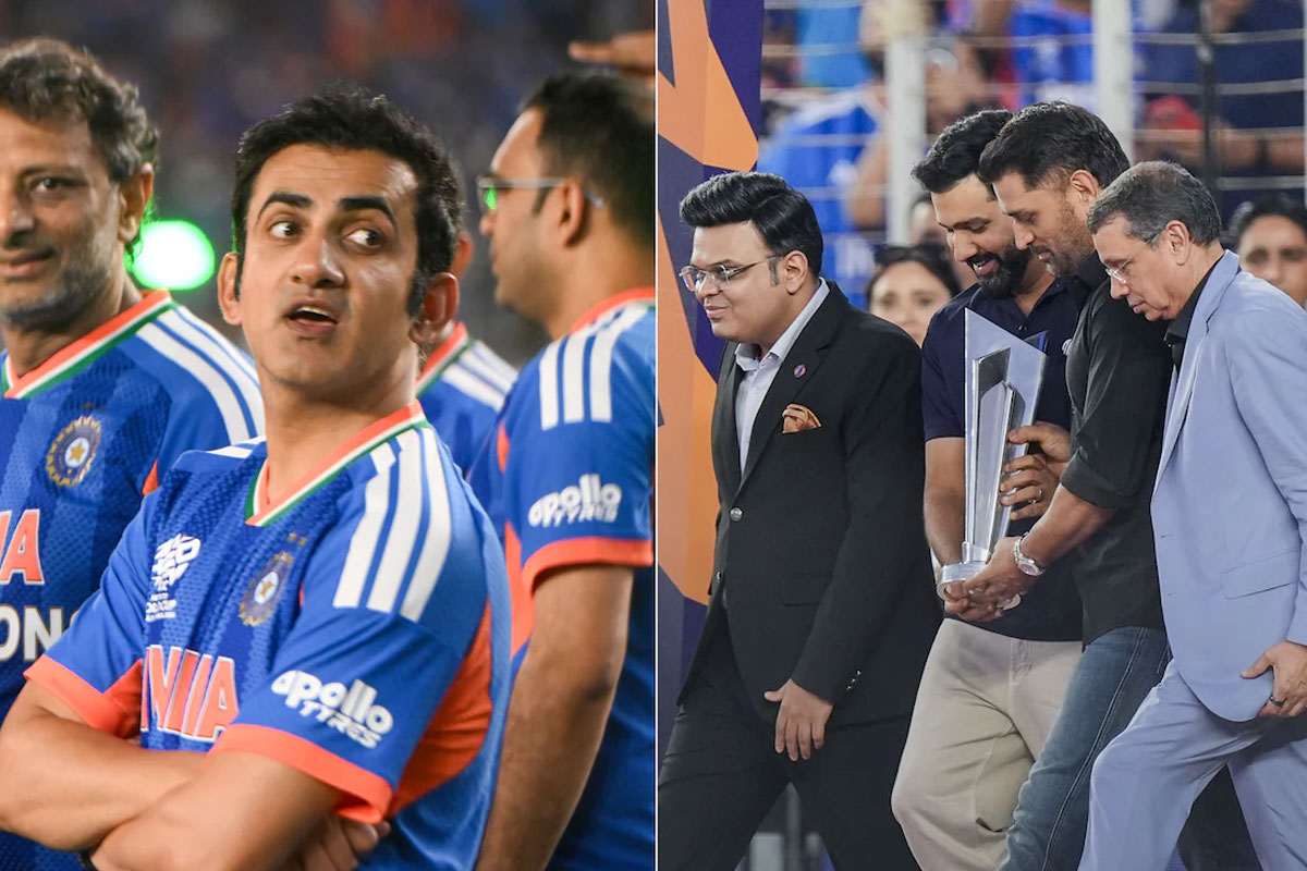 ‘এবার তো হাসো!’ বিশ্বজয়ের পর ‘কোচ সাহেব’কে অনুরোধ ধোনির, জবাবে কী বললেন ‘গুরু’ গম্ভীর?