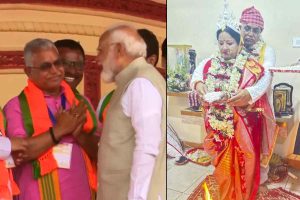 ‘বিয়ে করলেন, মিষ্টি খাওয়ালেন না’, ব্রিগেডের মঞ্চে দিলীপের কাছে ‘শাদি কা লাড্ডু’ চাইলেন মোদি