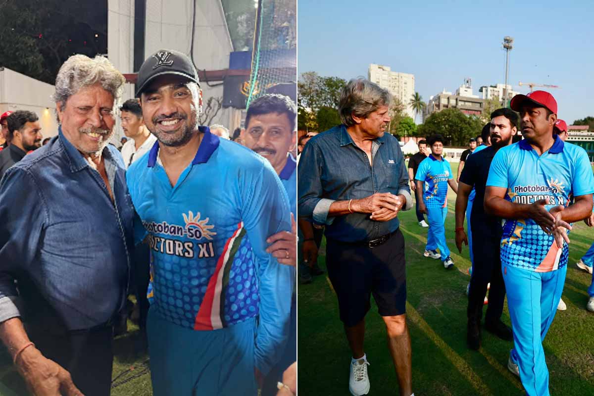 মাছের ঝোলে ‘বোল্ড’ কপিল দেব, কলকাতায় কিংবদন্তি ক্রিকেটারের সঙ্গে সাক্ষাৎ দেবের