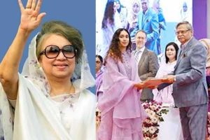 ‘অদম্য’ খালেদা! নারী দিবসে মাকে মরণোত্তর পুরস্কার তারেকের, সম্মান গ্রহণ নাতনি জাইমার