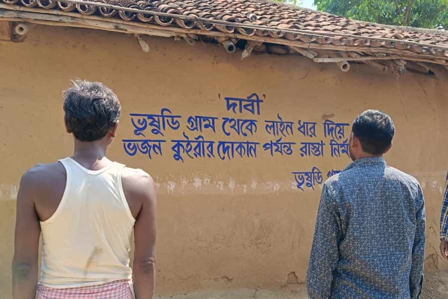 Villagers boycotting the upcoming assembly election over no road