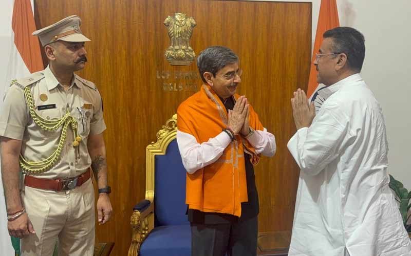 Suvendu Adhikari meets Governor RN Ravi