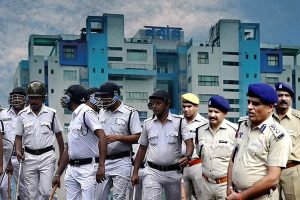 দোলে নিরাপত্তার চাদরে মুড়ল শহর, মোতায়েন প্রায় ৪ হাজার পুলিশ, চলছে কড়া নজরদারি