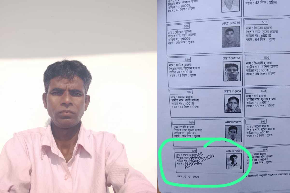 নাম ওঠেনি ভোটার তালিকায়, জুটবে ‘অনুপ্রবেশকারী’ তকমা? আতঙ্কে ‘আত্মঘাতী’ দুর্গাপুরের যুবক