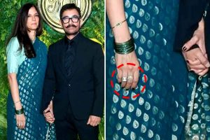 ‘আমিরি স্টাইলে’ বাগদান সারলেন আমির, চর্চায় ১০০০ ঘণ্টায় তৈরি গৌরীর দুর্মূল্য হিরের আংটি