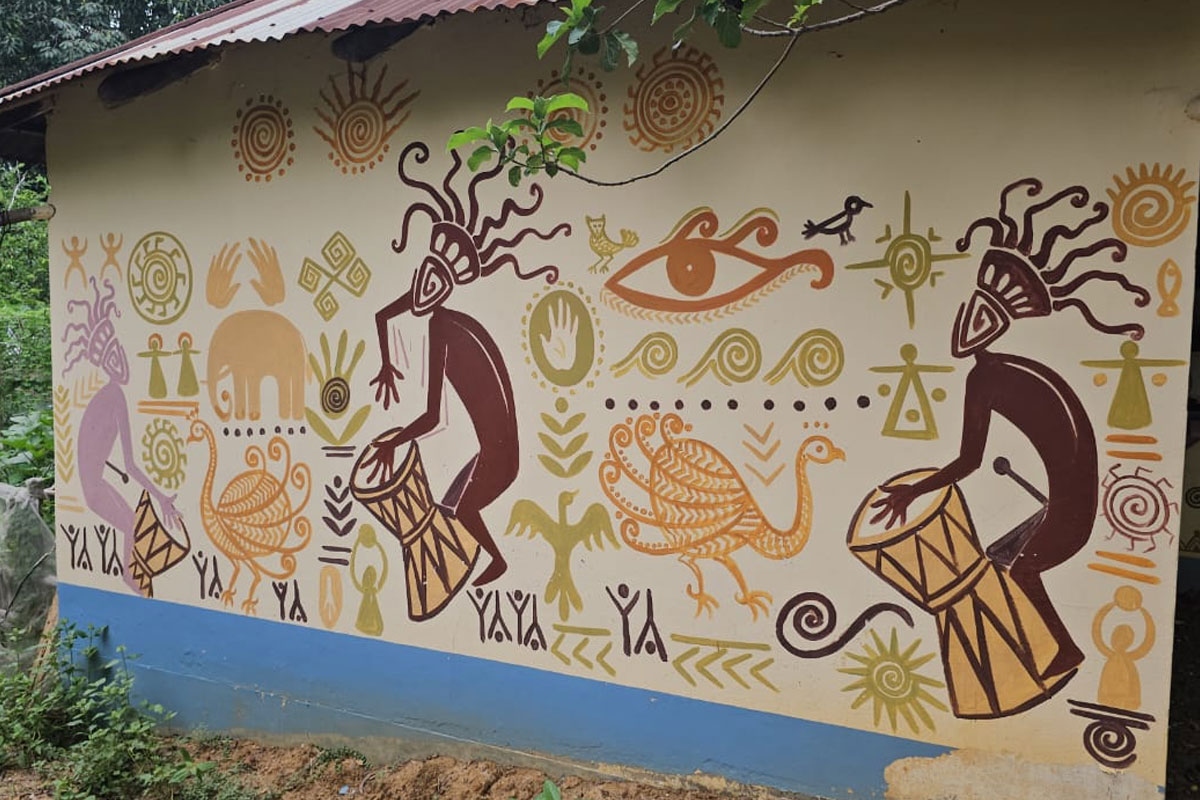 West Bengal Assembly Election,  Tribal houses are not allowing political writings on wall in Birbhum 