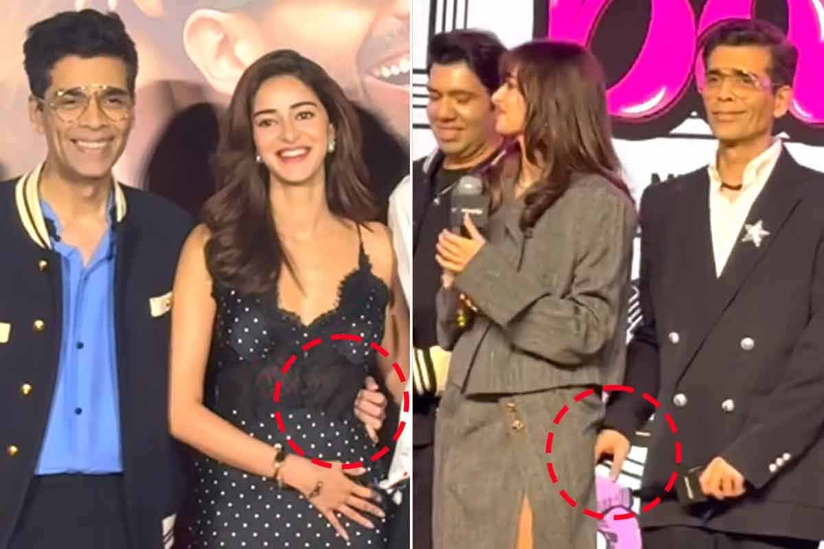 কোমরে হঠাৎ হাত থেকে ভরা মঞ্চে অনন্যার নিতম্বে টোকা! করণের ‘কেলেঙ্কারি’ ভাইরাল