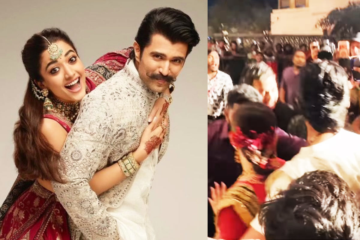 হায়দরাবাদের রিসেপশনে তুমুল ধাক্কাধাক্কি! ভিড়ে রশ্মিকার ‘ঢাল’ হয়ে দাঁড়ালেন বিজয়, তারপর…