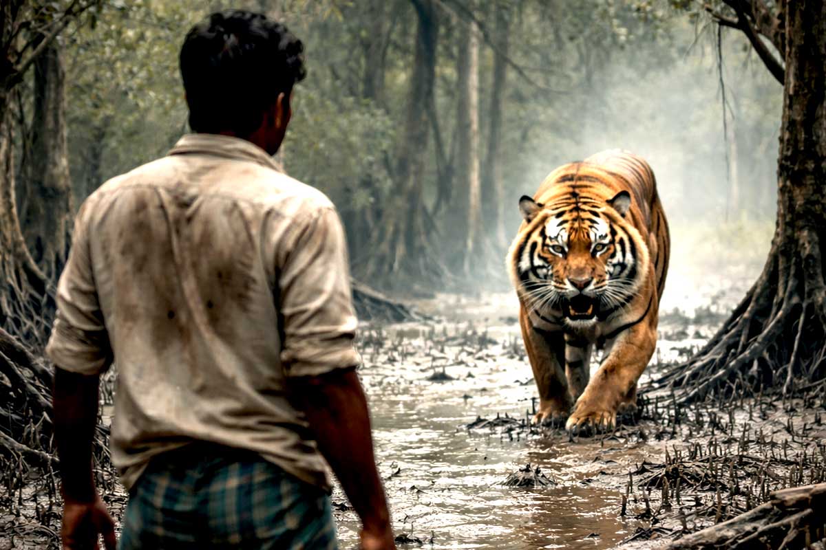 ঘাড়ে-মাথায় বাঘের কামড় খেয়েও ঘণ্টাখানেক লড়াই! সুন্দরবনে প্রাণে বাঁচলেন মৎস্যজীবী