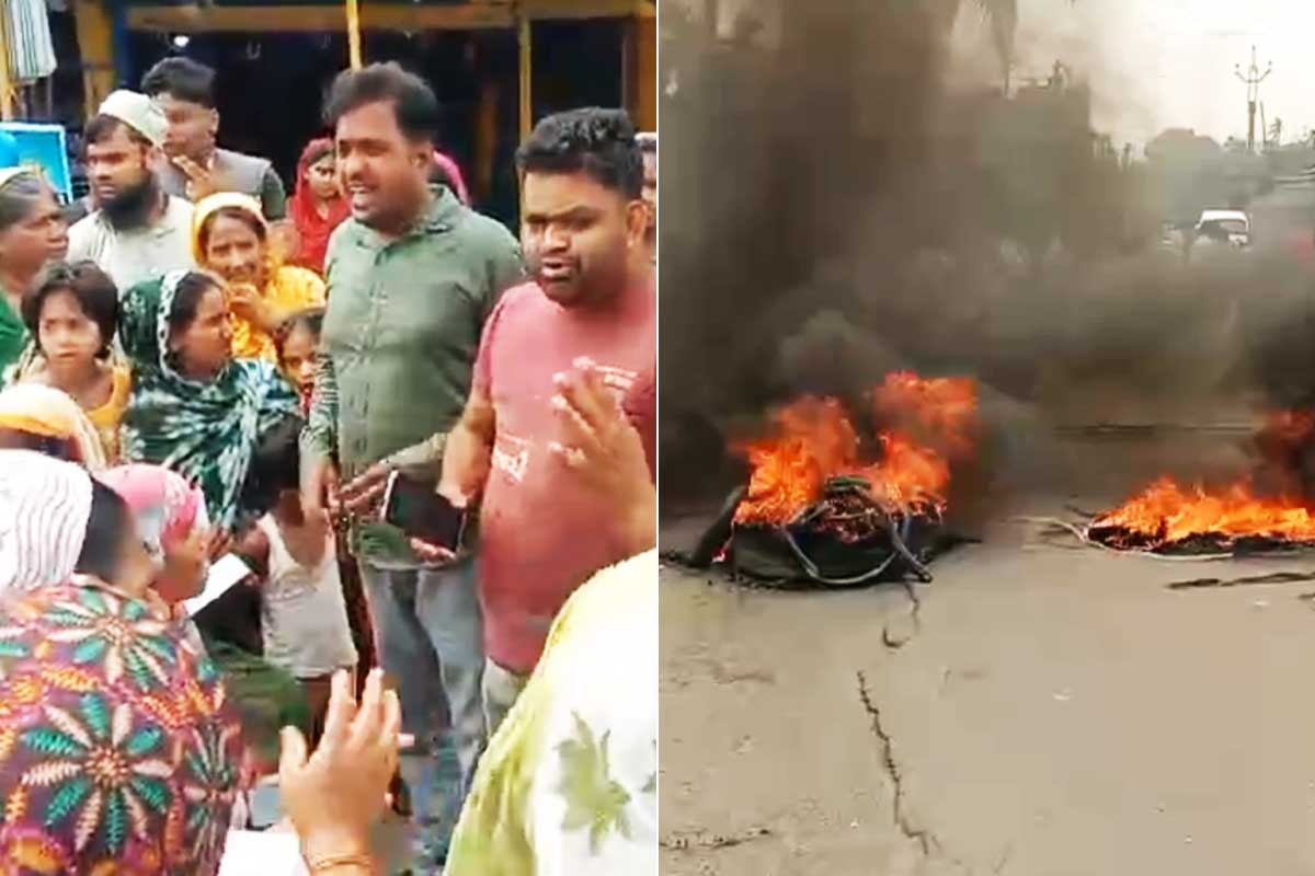 ভোটার তালিকায় নাম বাদ, জেলায় জেলায় ক্ষোভের আগুন! বাহিনীকে কালো পতাকা বিক্ষোভকারীদের