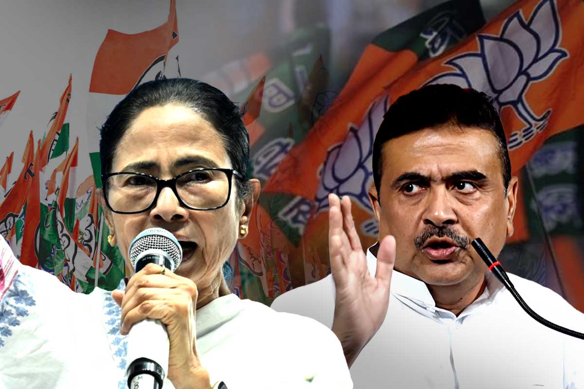 সম্মুখসমরে মমতা বন্দ্যোপাধ্যায়, শুভেন্দু অধিকারী, ভবানীপুরে এগিয়ে কে?