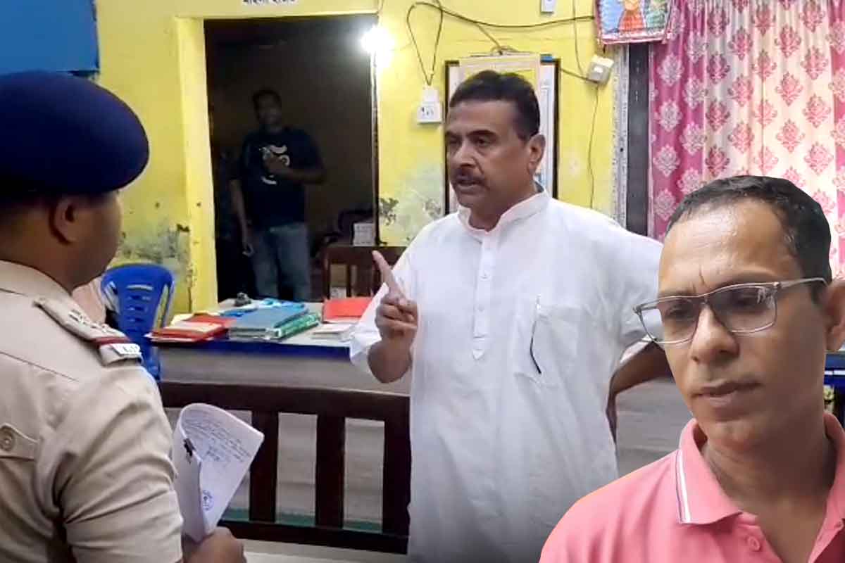 ভদ্র হন নইলে…, ‘দলভাঙানো’র অভিযোগে রণংদেহি শুভেন্দু