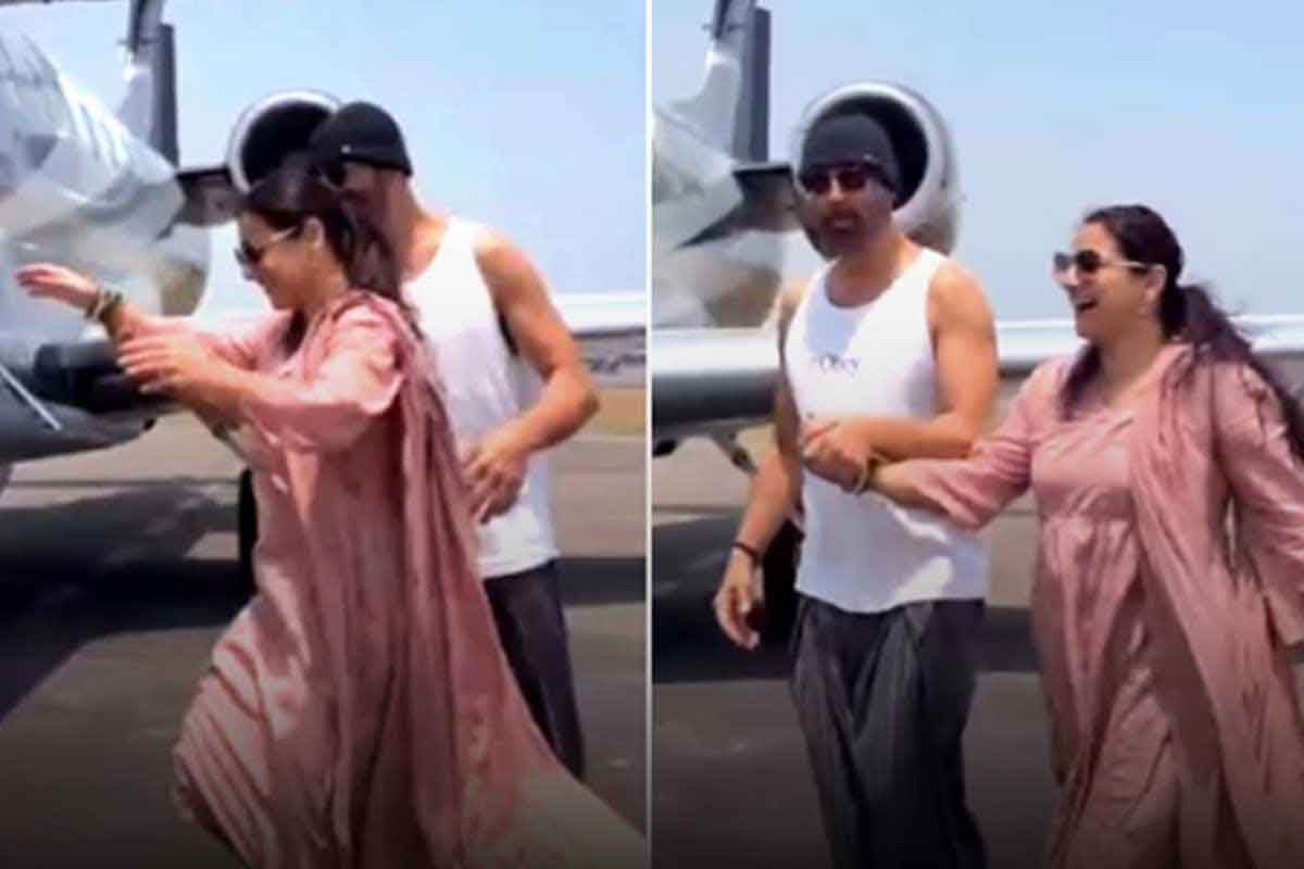 বিদ্যাকে আগলে বিমানে অক্ষয়! সাত বছরের অপেক্ষা শেষে কোন ছবিতে ‘ভুলভুলাইয়া’ জুটি?