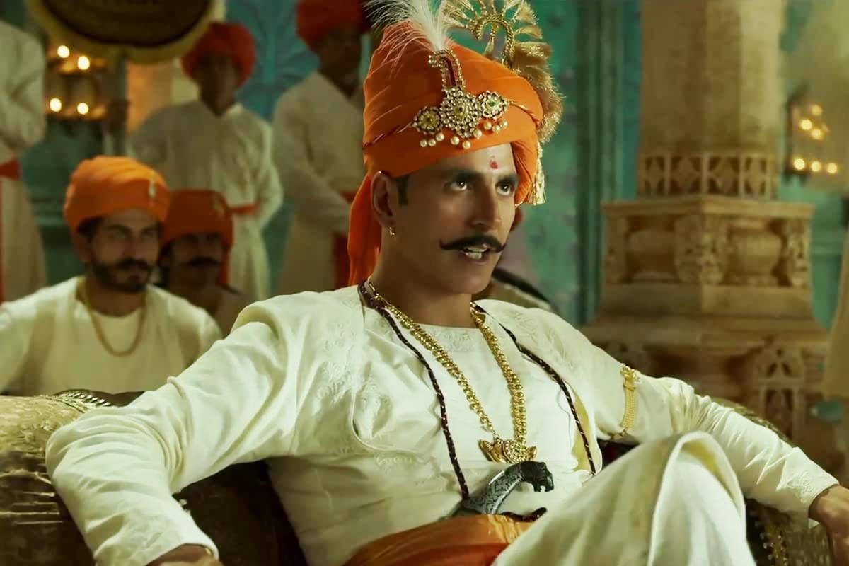 Akshay kumar in Samrat Prithviraj, which was in major controversy over his fake moustache