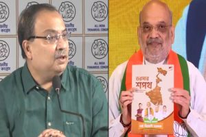 ‘যাঁর সমালোচনা, তাঁকেই নকল’, বিজেপির ‘কপি ক্যাট’ সংকল্পপত্র নিয়ে তোপ তৃণমূলের