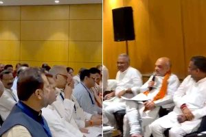 প্রথম দফার ভোটের আগেই দ্বিতীয় দফায় নজর! নেতাদের সঙ্গে মধ্যরাত পর্যন্ত রুদ্ধদ্বার বৈঠকে শাহ