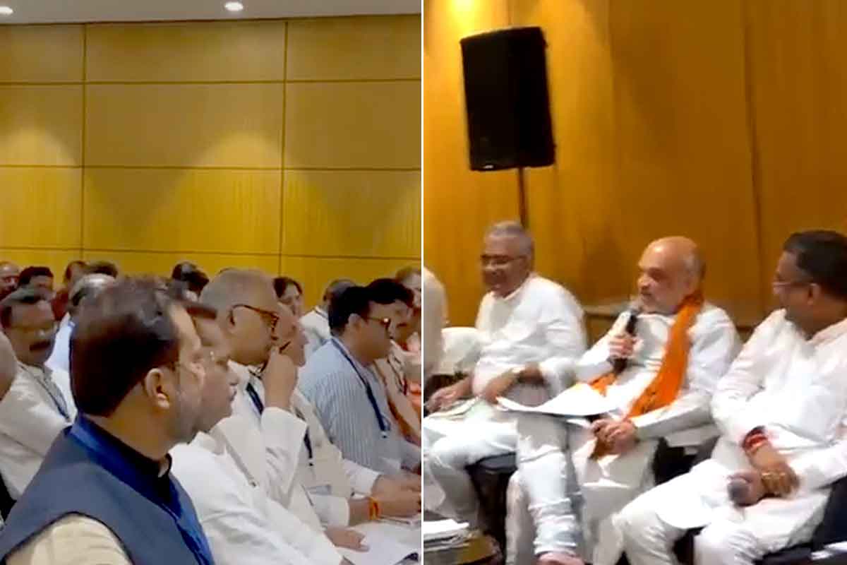 প্রথম দফার ভোটের আগেই দ্বিতীয় দফায় নজর! নেতাদের সঙ্গে মধ্যরাত পর্যন্ত রুদ্ধদ্বার বৈঠকে শাহ