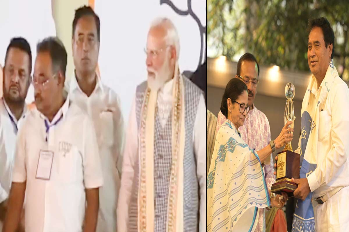 মমতার হাত থেকে নিয়েছিলেন বঙ্গভূষণ, জল্পনা উসকে এবার মোদির সভায় অনন্ত মহারাজ