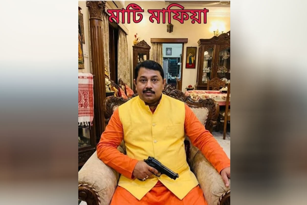 পিস্তল হাতে সপ্তগ্রামের বিজেপি প্রার্থী! ছবি ভাইরাল হতেই তুঙ্গে বিতর্ক