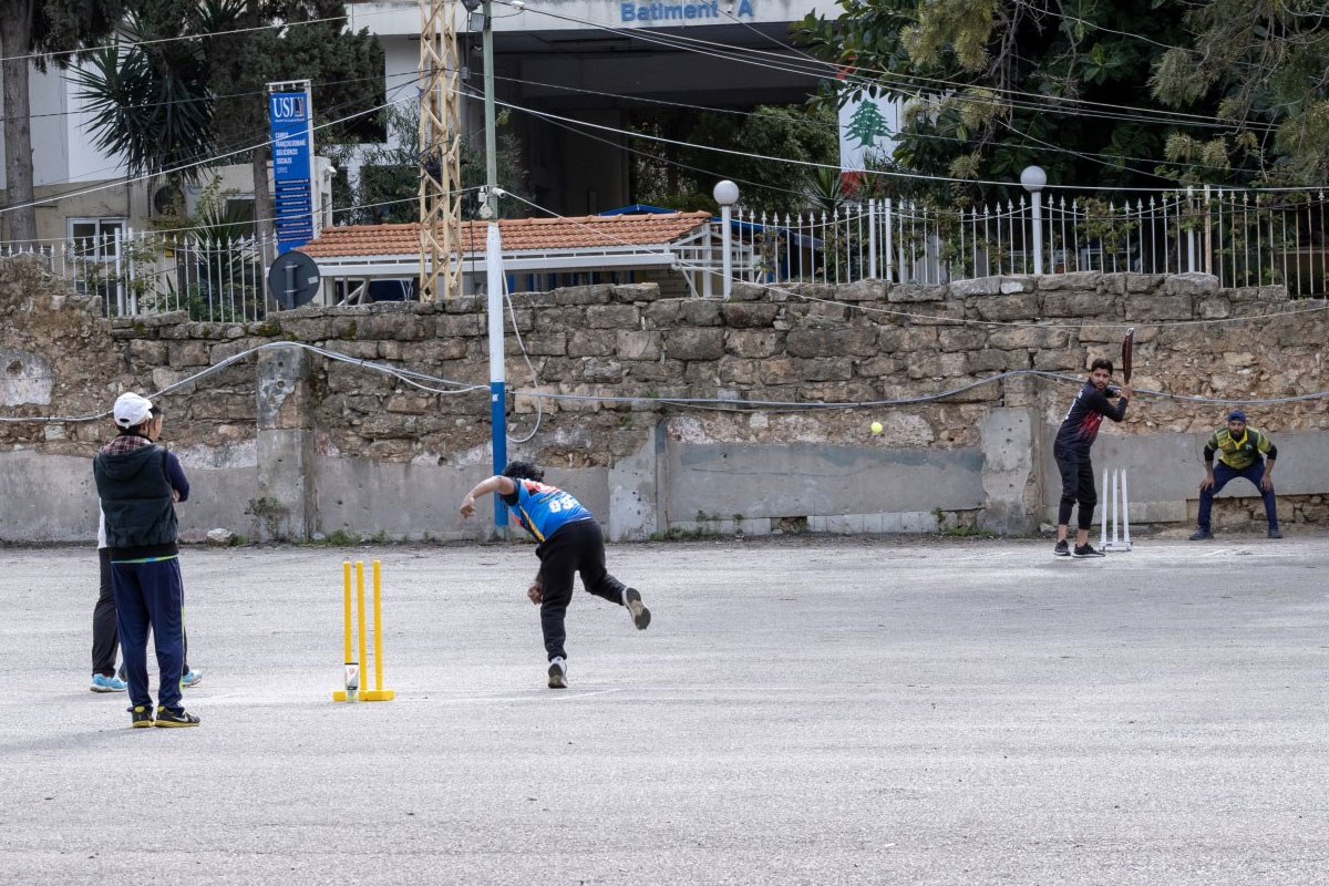 Lebanon, destroyed in war, finds calm in cricket