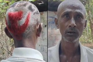 ‘মাথা’য় সিপিএম! বিজেপি সমর্থক কেশশিল্পীর হাতে সযত্নে কাস্তে-হাতুড়ি ফুটল বামকর্মীর চুলে