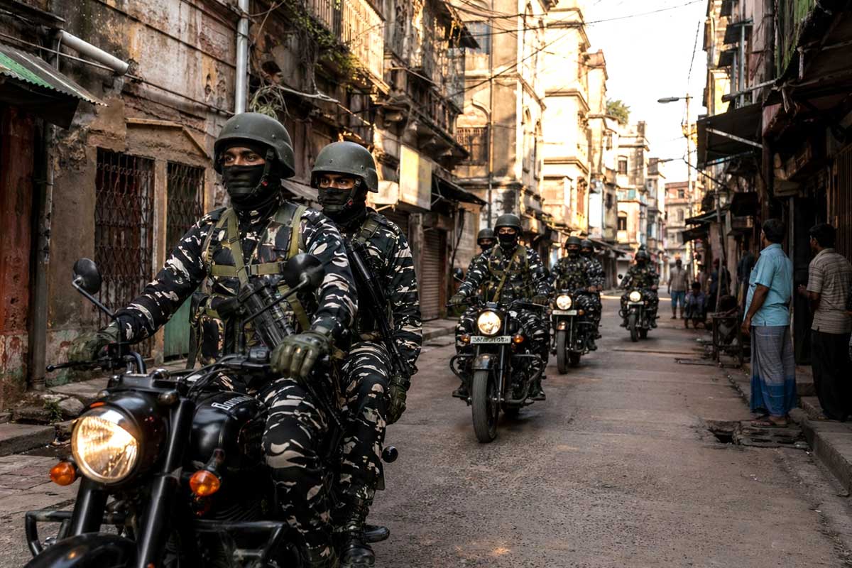 দ্বিতীয় দফা ভোটে বাইক-বাহিনীর নজরদারি, রবিতে পুলিশের ক্লাস নিল কমিশন