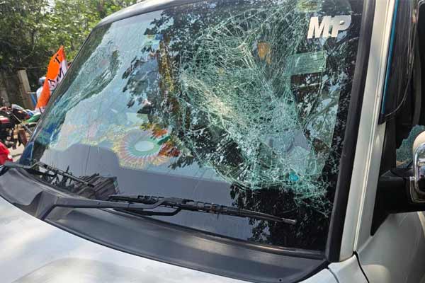 West Bengal Assembly Election: Mitali Bag's car front glass got Vandalised