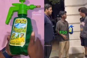 দূষণের দিল্লিতে বিক্রি হচ্ছে ‘পাহাড়ের তাজা হাওয়া’, এক প্যাকেট ৫০ টাকা! ভাইরাল ভিডিও