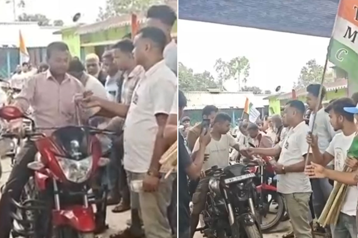 ভোটের আগে টাকা বিলি তৃণমূলের! ভাইরাল ভিডিও ঘিরে বিতর্ক চোপড়ায়