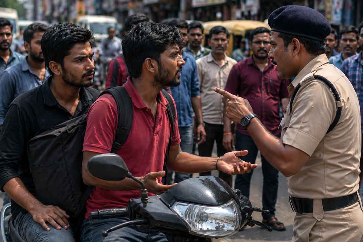 তুচ্ছ বিষয়ে বিবাদ, প্রকাশ্যে ফুড ডেলিভারি কর্মীকে গুলি পুলিশের! ‘বুলেট’ ফুঁড়ে বেরিয়ে যুবককে আঘাত