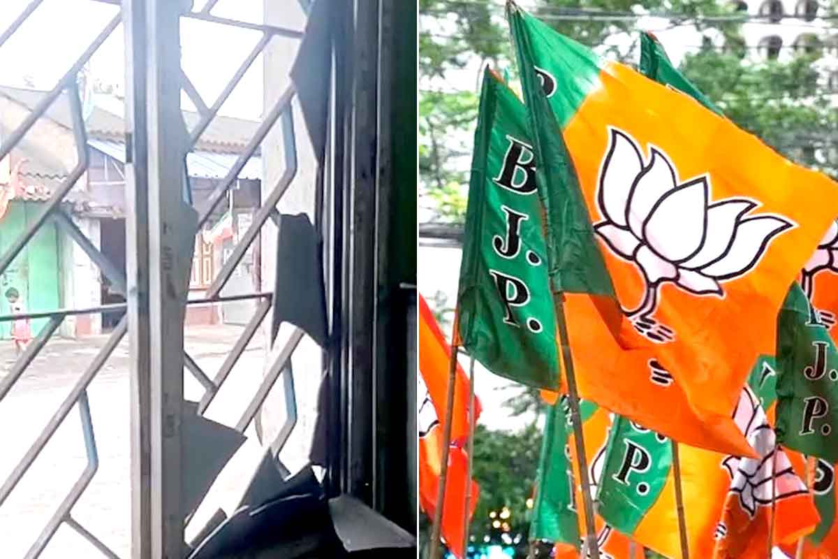 এক্সিট পোলের উচ্ছ্বাসে হলদিয়ায় তৃণমূলের অফিসে তাণ্ডব! অভিযোগ বিজেপির বিরুদ্ধে