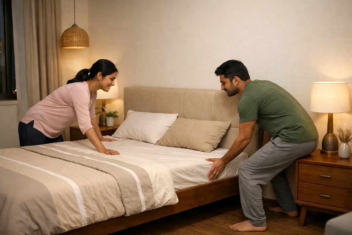 বাস্তু মেনে সাজান শোয়ার ঘর, সামান্য ভুলেই তছনছ হতে পারে স্বামী-স্ত্রীর সম্পর্ক
