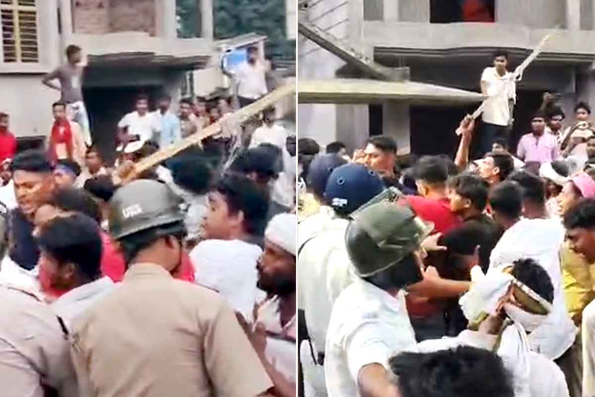আরাবুলের মনোনয়নের পরই ভাঙড়ে উত্তেজনা, তৃণমূল-আইএসএফ হাতাহাতি রুখতে লাঠিচার্জ পুলিশের