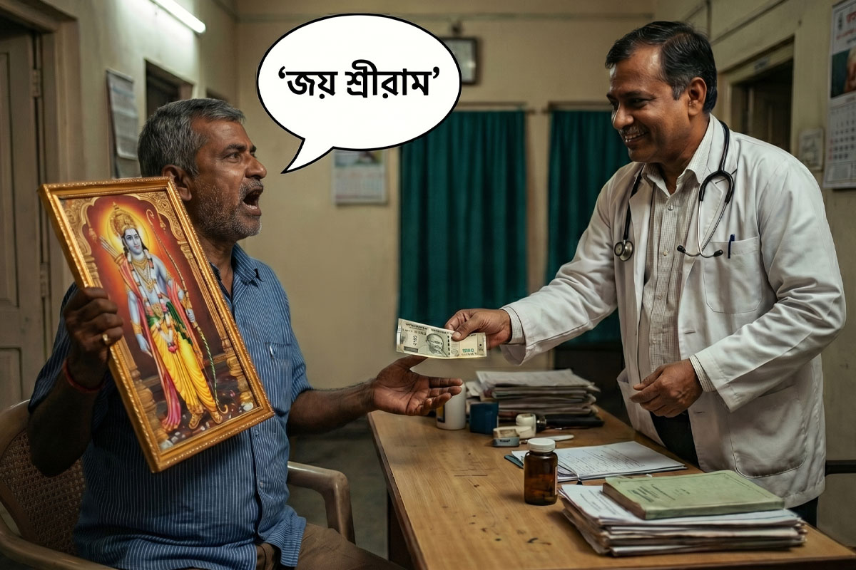 জয় শ্রীরাম বললেই ৫০০ টাকা ছাড়! কলকাতার চিকিৎসকের পোস্টার ঘিরে তুঙ্গে বিতর্ক, কী সাফাই?