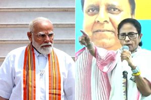 ‘দিল্লি দখলের পর ওদের একটু নাড়ু করে পাঠাব’, সংসদে ‘হারে’ মোদিকে খোঁচা মমতার