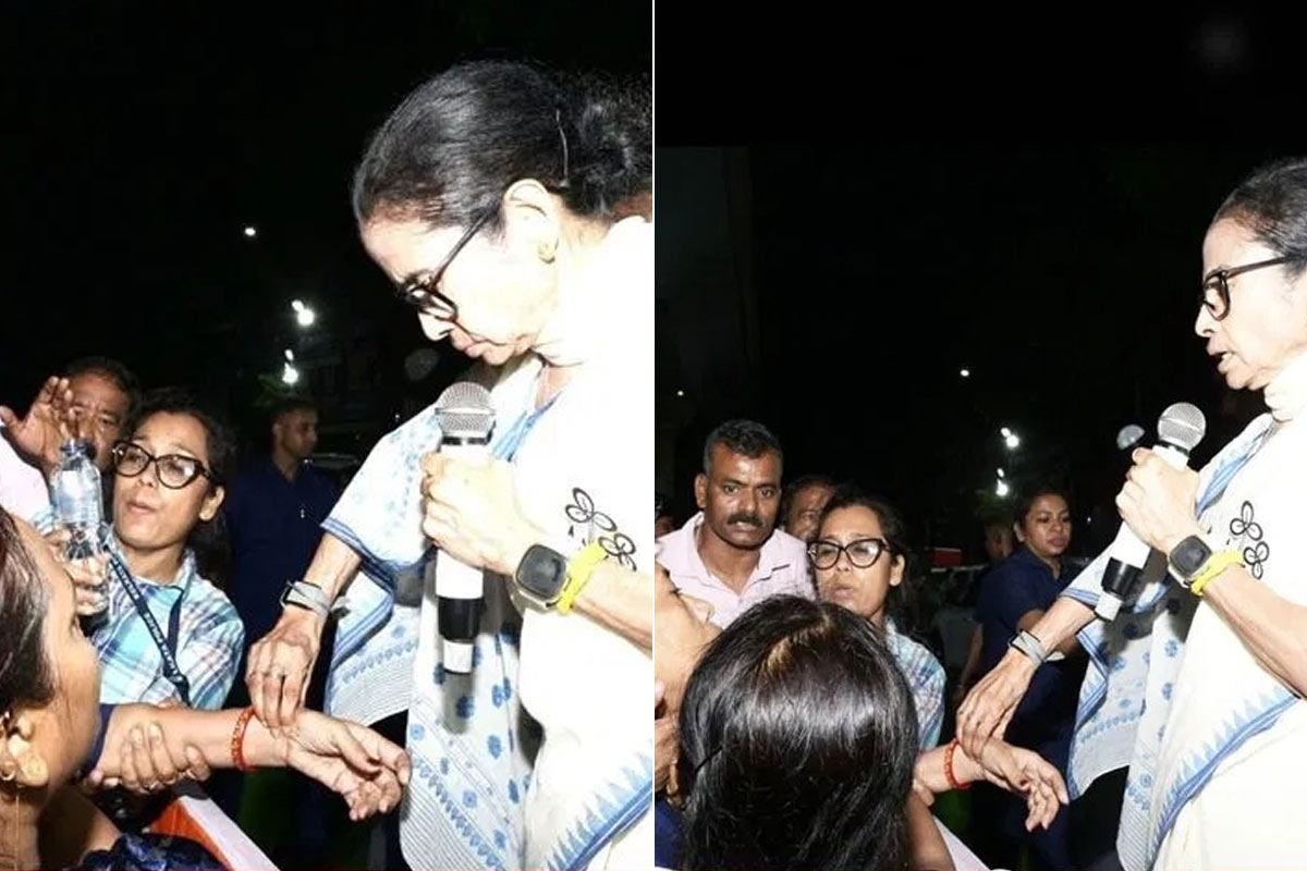 অসুস্থ সমর্থকের নাড়ি পরীক্ষা, নিজের গাড়িতে পাঠালেন হাসপাতালে! ভোট প্রচারে মানবিক মমতা