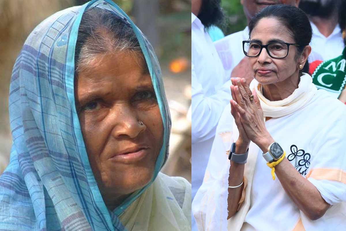 হুইল চেয়ারে বসে ভোট, অভিমান ভুলে মমতাকেই মসনদে চান নন্দীগ্রামের শহিদের মা