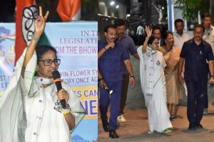 ভবানীপুরে প্রচারে সর্বধর্ম সমন্বয় ‘দিদি’র! লেডিজ পার্কে শিখ-মুসলিম-বিহারিদের সঙ্গে কথা মমতার