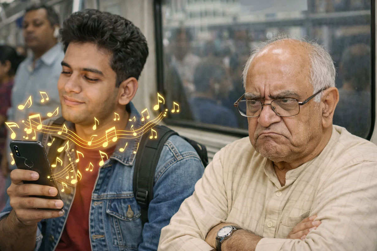 সহযাত্রীকে বিরক্ত করে রিল দেখা আর নয়, মেট্রোয় শব্দদূষণে এবার গুনতে হবে মোটা জরিমানা