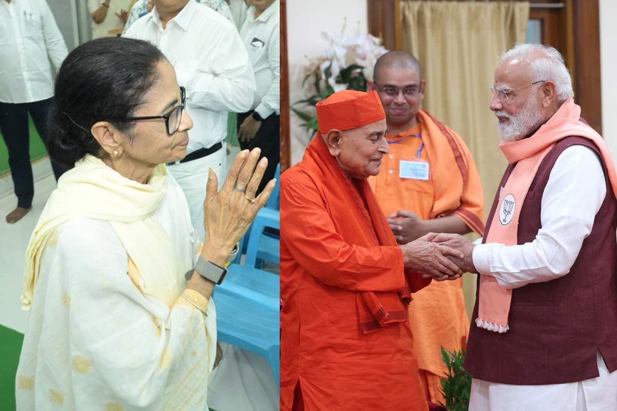 ‘এসআইআরে ভীত, তাই এত ভোট’, জৈন মন্দির থেকে দাবি মমতার, বেলুড় মঠে ঠাকুরকে প্রণাম মোদির