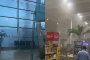 মুম্বই বিমানবন্দরে দাউদাউ আগুন, ধোঁয়ায় ঢাকল টার্মিনাল ১, ঘটনাস্থলে দমকলের একাধিক ইঞ্জিন