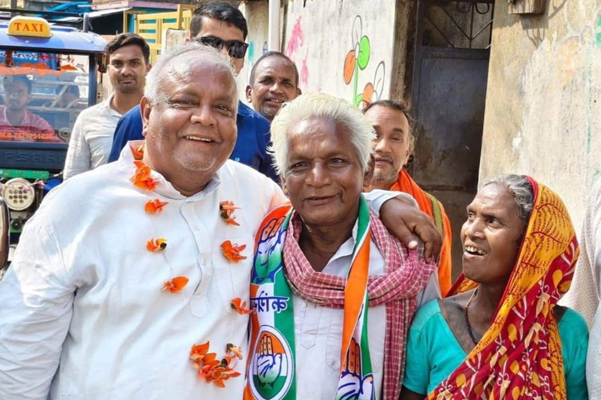 Nepal Mahato is the Congress candidate from baghmundi