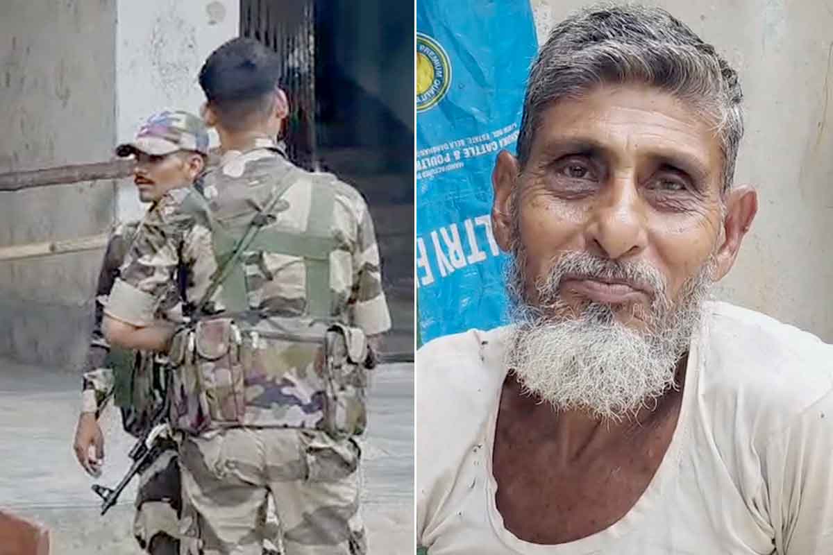 লুঙ্গি পরায় বুথে ঢুকতে দেয়নি বাহিনী! অগত্যা নাতির প্যান্ট পরে ভোট দিলেন বৃদ্ধ