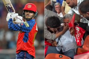 পাঞ্জাব তারকার ছক্কা সোজা এসে বৃদ্ধ দর্শকের মুখে! স্টেডিয়ামে রক্তারক্তি কাণ্ড, ভিডিও ভাইরাল