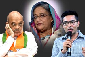 ‘কোন শিল্পপতিকে বাঁচাতে হাসিনাকে দিল্লিতে আশ্রয়?’, শাহকে তীক্ষ্ণ প্রশ্ন অভিষেকের, সরব চিন্ময় প্রভু নিয়েও